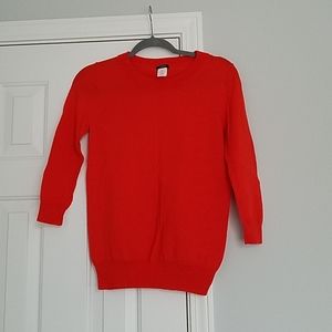 Orange Jcrew Tippi Sweater XS